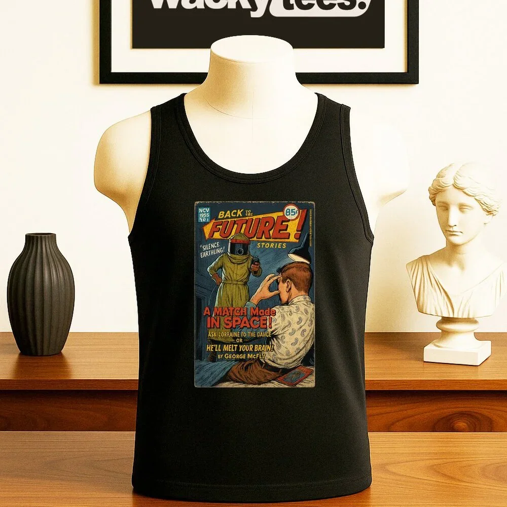 Back to The Future Stories A Match Made in Space McFly Comic Graphic Tee Shirt - Picture 4 of 4